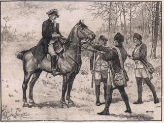 Verhaftung von Major Andre, 1780
